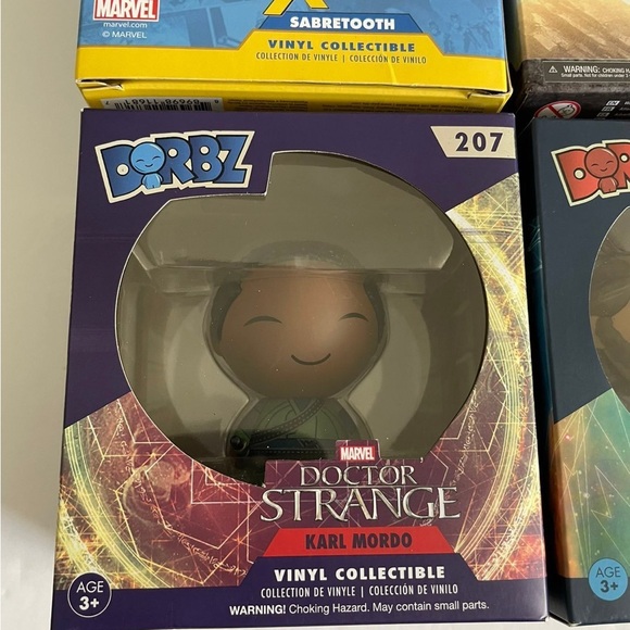 Funko Dorbz lot of 4- Exclusions-Karl Mordo, Cyborg, Sabretooh, and Ego.New! - Picture 3 of 9